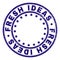 Scratched Textured FRESH IDEAS Round Stamp Seal
