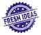 Scratched Textured FRESH IDEAS Stamp Seal