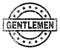 Scratched Textured GENTLEMEN Stamp Seal