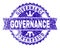 Scratched Textured GOVERNANCE Stamp Seal with Ribbon