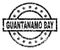 Scratched Textured GUANTANAMO BAY Stamp Seal