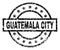 Scratched Textured GUATEMALA CITY Stamp Seal