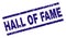 Scratched Textured HALL OF FAME Stamp Seal