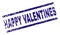 Scratched Textured HAPPY VALENTINES Stamp Seal