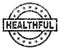 Scratched Textured HEALTHFUL Stamp Seal