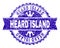 Scratched Textured HEARD ISLAND Stamp Seal with Ribbon