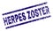 Scratched Textured HERPES ZOSTER Stamp Seal