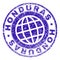 Scratched Textured HONDURAS Stamp Seal