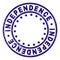 Scratched Textured INDEPENDENCE Round Stamp Seal