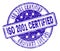 Scratched Textured ISO 2001 CERTIFIED Stamp Seal