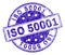 Scratched Textured ISO 50001 Stamp Seal