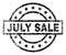 Scratched Textured JULY SALE Stamp Seal