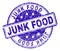 Scratched Textured JUNK FOOD Stamp Seal