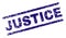 Scratched Textured JUSTICE Stamp Seal