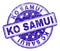 Scratched Textured KO SAMUI Stamp Seal