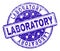 Scratched Textured LABORATORY Stamp Seal