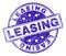 Scratched Textured LEASING Stamp Seal