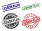 Scratched Textured LESSON PLAN Seal Stamps