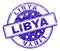 Scratched Textured LIBYA Stamp Seal