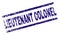 Scratched Textured LIEUTENANT COLONEL Stamp Seal