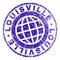 Scratched Textured LOUISVILLE Stamp Seal