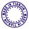 Scratched Textured MADE IN TIANJIN Round Stamp Seal