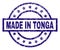 Scratched Textured MADE IN TONGA Stamp Seal