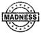 Scratched Textured MADNESS Stamp Seal