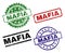 Scratched Textured MAFIA Seal Stamps