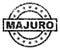 Scratched Textured MAJURO Stamp Seal
