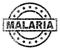 Scratched Textured MALARIA Stamp Seal