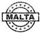 Scratched Textured MALTA Stamp Seal