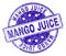 Scratched Textured MANGO JUICE Stamp Seal