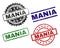 Scratched Textured MANIA Seal Stamps