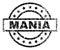 Scratched Textured MANIA Stamp Seal