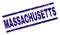 Scratched Textured MASSACHUSETTS Stamp Seal