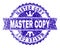 Scratched Textured MASTER COPY Stamp Seal with Ribbon