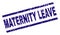 Scratched Textured MATERNITY LEAVE Stamp Seal