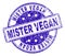 Scratched Textured MISTER VEGAN Stamp Seal