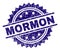 Scratched Textured MORMON Stamp Seal