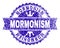 Scratched Textured MORMONISM Stamp Seal with Ribbon