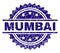 Scratched Textured MUMBAI Stamp Seal