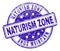 Scratched Textured NATURISM ZONE Stamp Seal