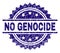 Scratched Textured NO GENOCIDE Stamp Seal