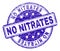 Scratched Textured NO NITRATES Stamp Seal