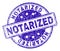 Scratched Textured NOTARIZED Stamp Seal