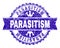 Scratched Textured PARASITISM Stamp Seal with Ribbon
