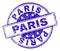 Scratched Textured PARIS Stamp Seal