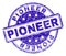 Scratched Textured PIONEER Stamp Seal