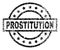 Scratched Textured PROSTITUTION Stamp Seal